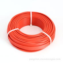 Flame retardant silicone rubber insulated wire